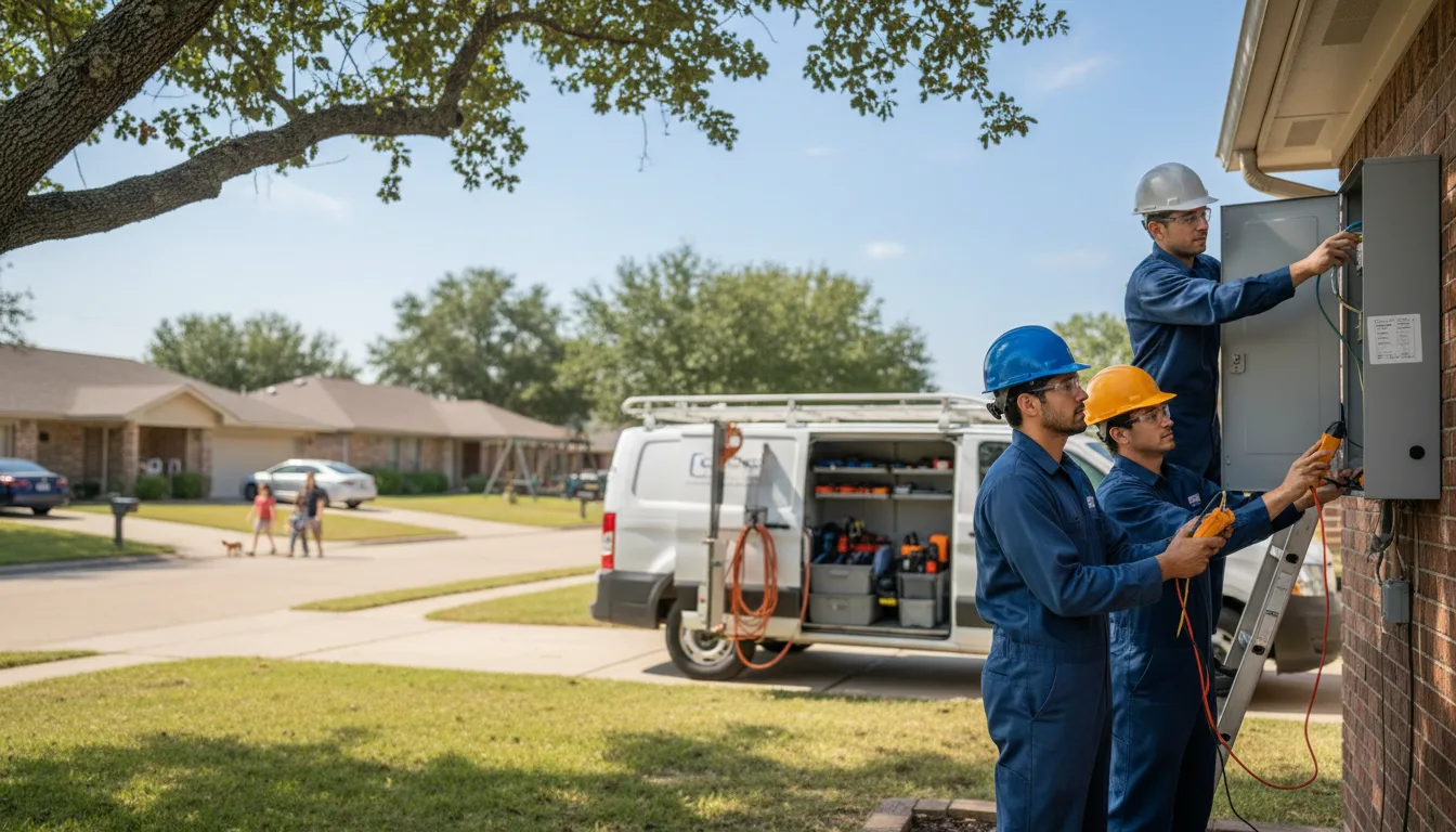 Certified electrician providing emergency electrical services in Holstein, IA